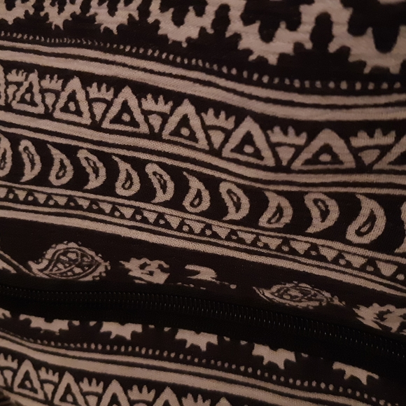 Womens Jacket Long Sleeve lined zipper pattern 3x - Picture 3 of 6